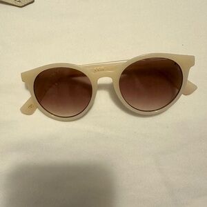 BY ANTHROPOLOGIE IRIDESCENT CIRCLE SUNGLASSES